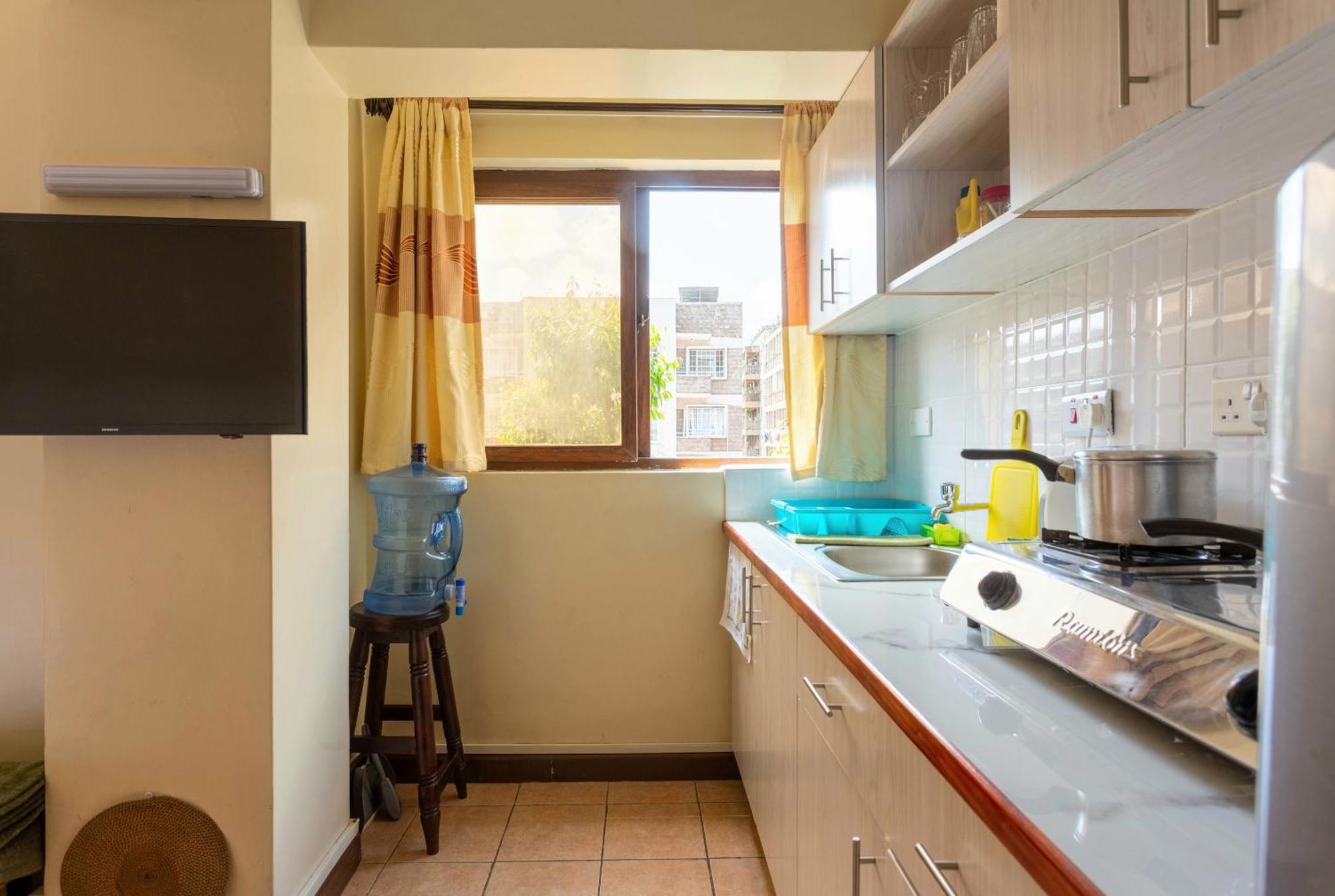 City View With Rooftop Pool - Studio Nairobi Exterior foto